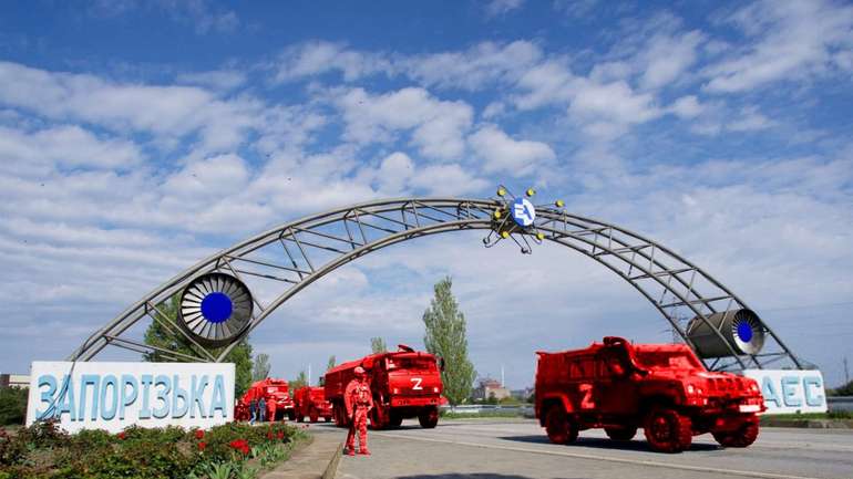 Російські окупанти замінували Запорізьку АЕС по периметру