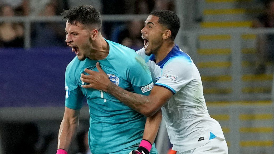 Воротар Англії Джеймс Траффорд — герой заключних хвилин фіналу.