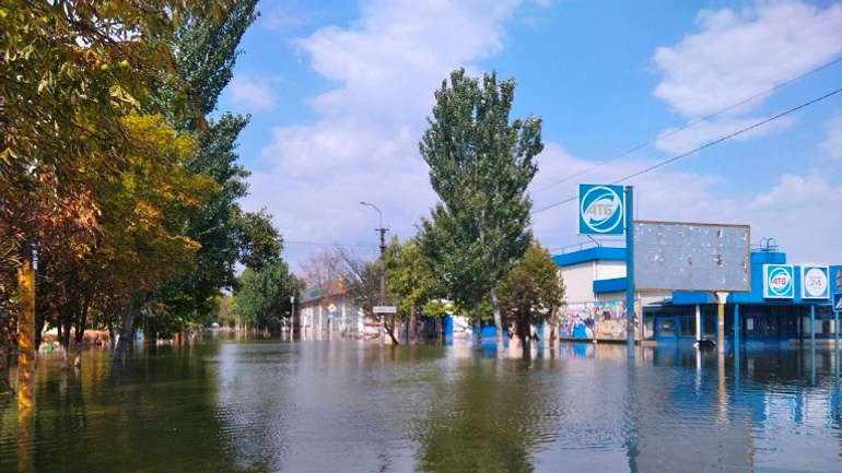 Частина окупованої Херсонщини досі під водою