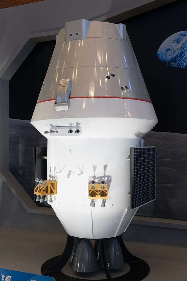 Макет китайського пілотованого космічного корабля наступного покоління виставлений у Національному музеї Китаю