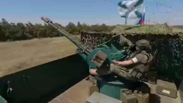 Росіяни показали, як доставляють техніку в окупований Мелітополь