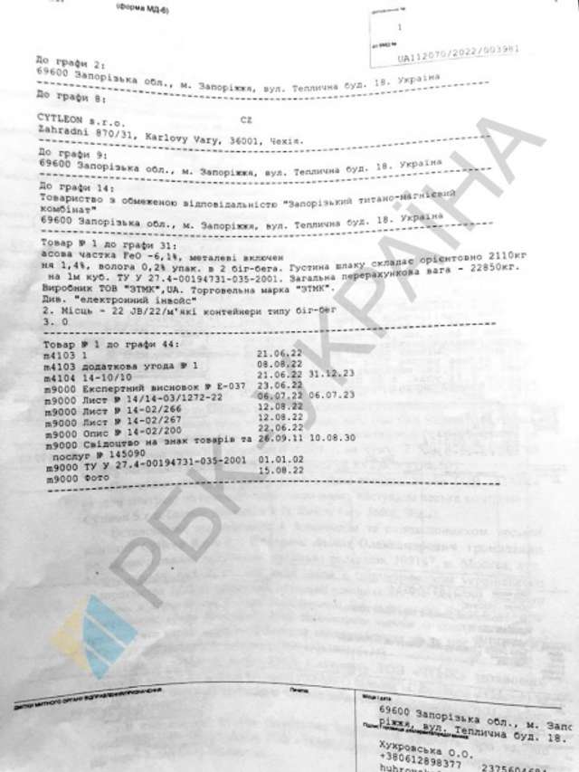 Європейські компанії з російськими засновниками закуповували українську титанову сировину