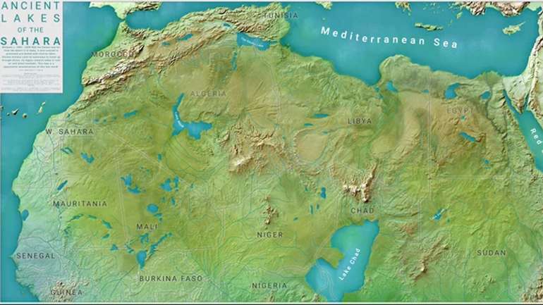 На місці Сахари раніше був родючий степ із водоймами