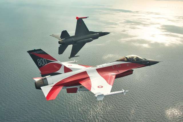 F-16 повітряних сил Данії