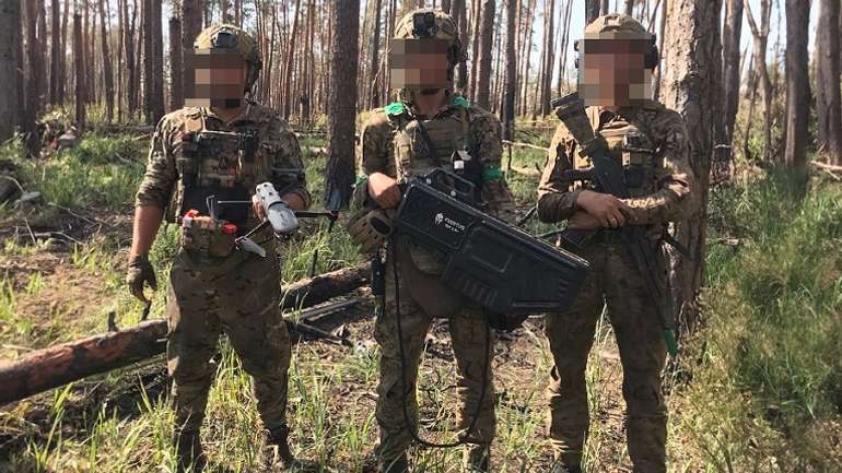 Нацгвардійці затрофеїли російський БПЛА