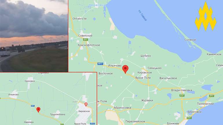 Колону мобілізованих окупантів виявили у Криму