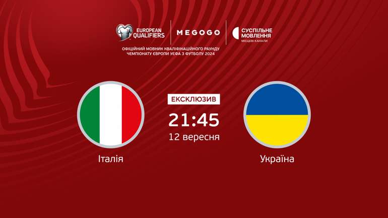 Сьогодні Україна та Італія зіграють матч кваліфікації Євро-2024