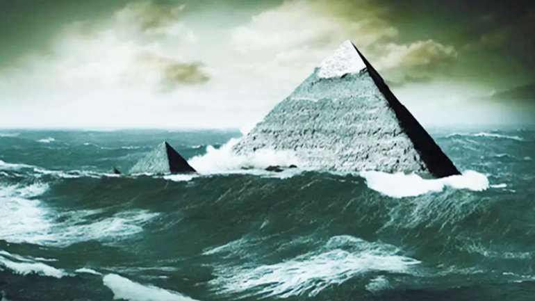 Піраміди та сфінкс тривалий час перебували під водою