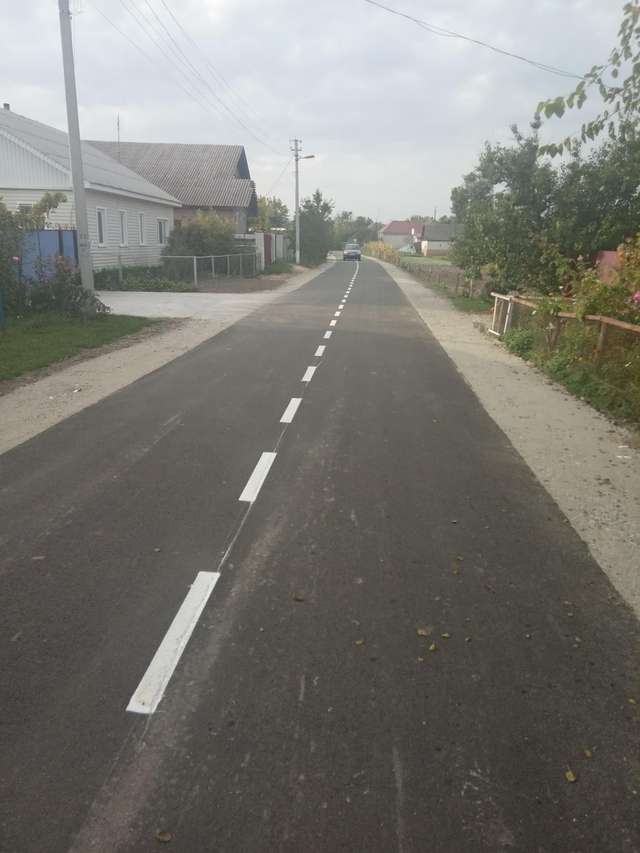 На Чернігівщині мати полеглого Героя за власний кошт заасфальтувала дорогу_3