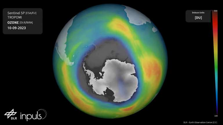 Розмір озонової діри над Антарктидою втричі більший за Бразилію