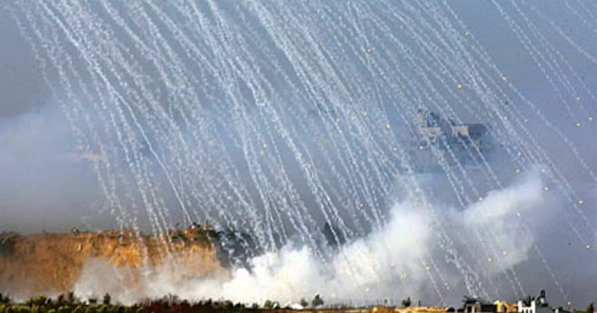 РФ та Ізраїль активно застосовують фосфорні боєприпаси