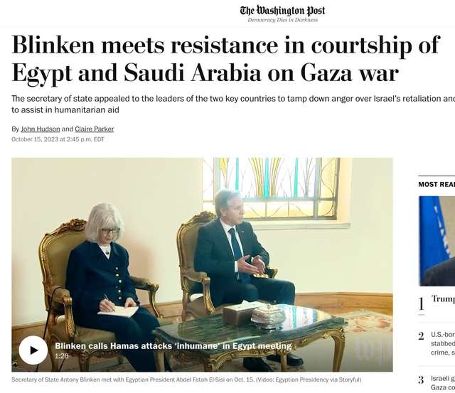 Саудівський принц вказав Блінкену на його місце — The Washington Post_2