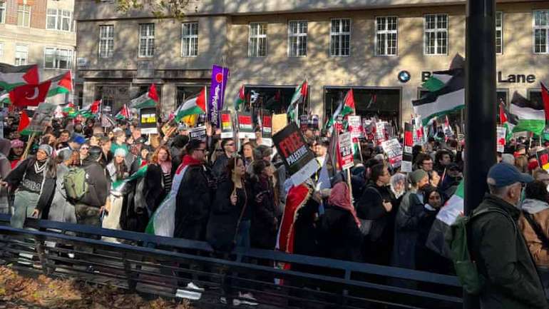 У Лондоні проходить багатотисячний мітинг на підтримку Палестини