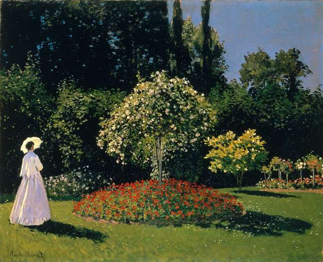 Панянка у саду Сент-Адресс (1867)