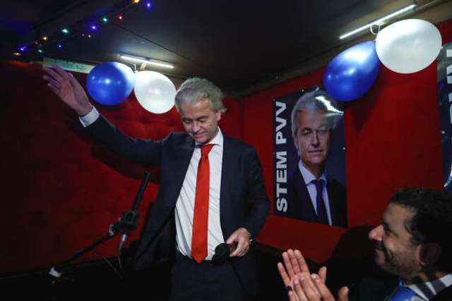 Ґерт Вілдерс святкує перемогу на виборах