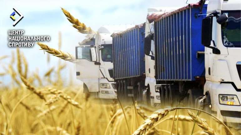 Окупанти вивозять крадене українське зерно до Сирії та Ірану