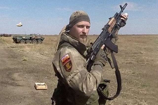 Бойовик ДРГШ «Русічъ» Ян Пєтровскій на Донеччині (літо 2014 року)