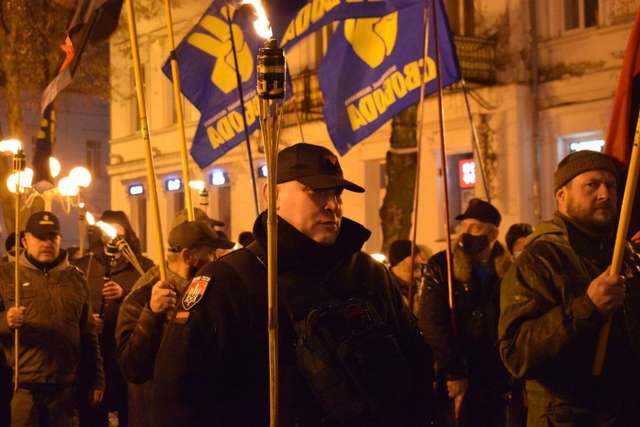 На Бандерівському марші у Полтаві