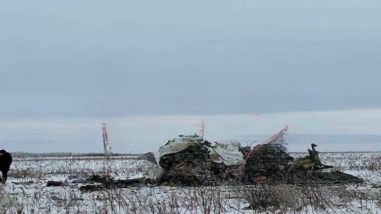 Військовий літак Іл-76 упав у Бєлгородській області