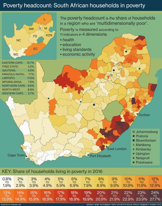 Половина населення ПАР живе за межею бідності_2