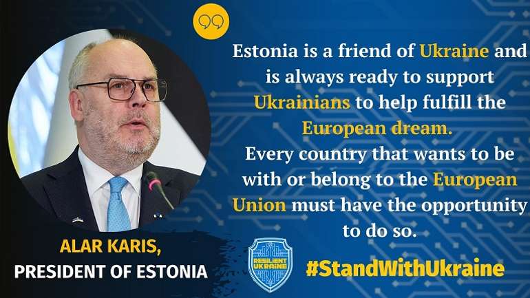 Президент Естонії Алар Каріс: Україна здатна перемогти
