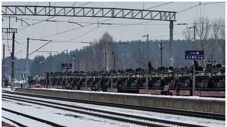 Партизани зафіксували прибуття військової техніки московії до Білорусі