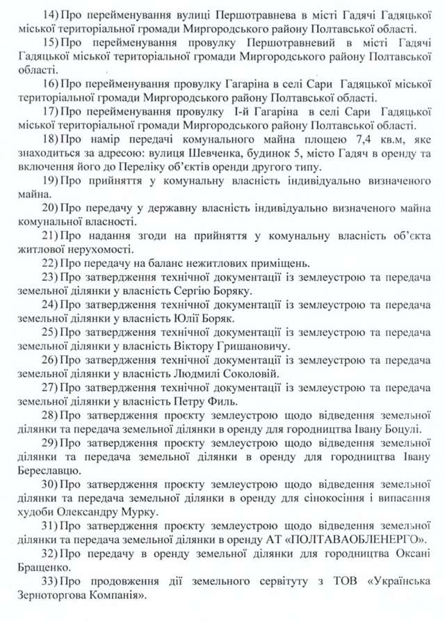 У Гадяцькій громаді дерусифікація топонімів має фасадний характер_4