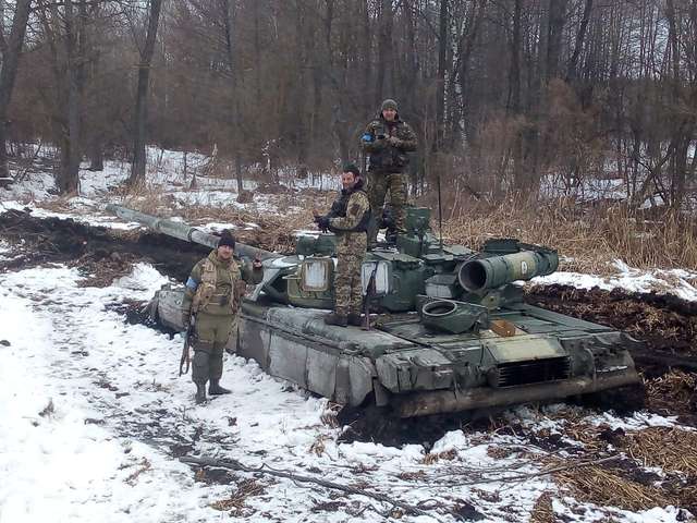 На північно-східних околицях Гадяча (кінець лютого 2022 року)