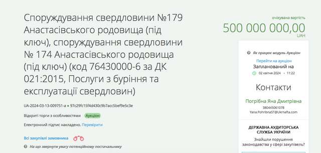 Укрнафта провела корупційну закупівлю, заточену під Ігоря Стефанишина_1