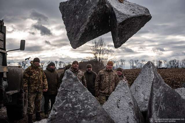 Будівництво «лінії Наєва» у Харківській області (осінь 2023 року)