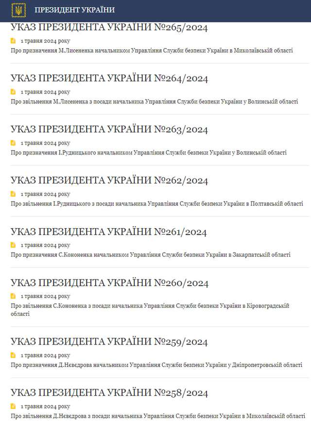 Зеленський провів кадрові ротації в обласних управліннях СБУ_1