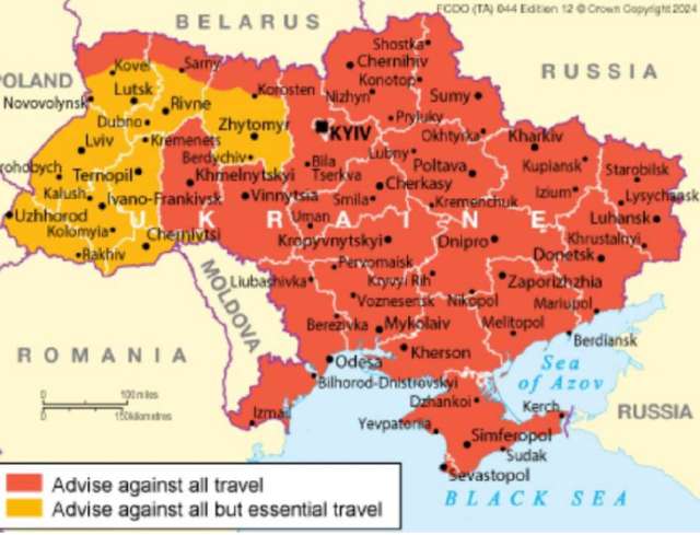 Британія радить своїм громадянам утриматися від поїздок в Україну_1