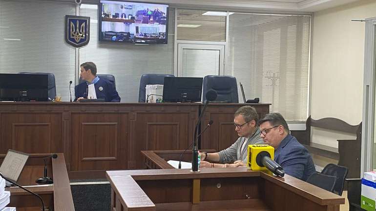 Ексзаступник голови ОПУ Андрій Смирнов під час судового засідання у ВАКС 28 травня 2024 року.