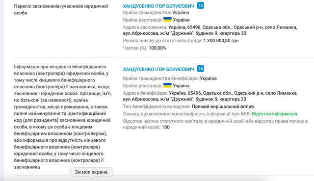 Заступник голови Південного офісу Держаудитслужби Хандусенко керує бізнесом через батька_9