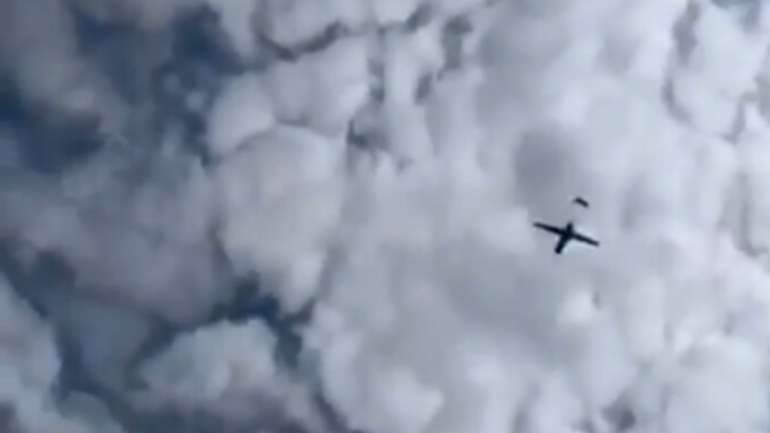 Український дрон у небі над Північню Осетією