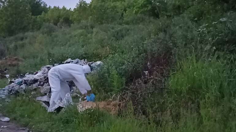З лісу на Полтавщині роблять сміттєзвалище