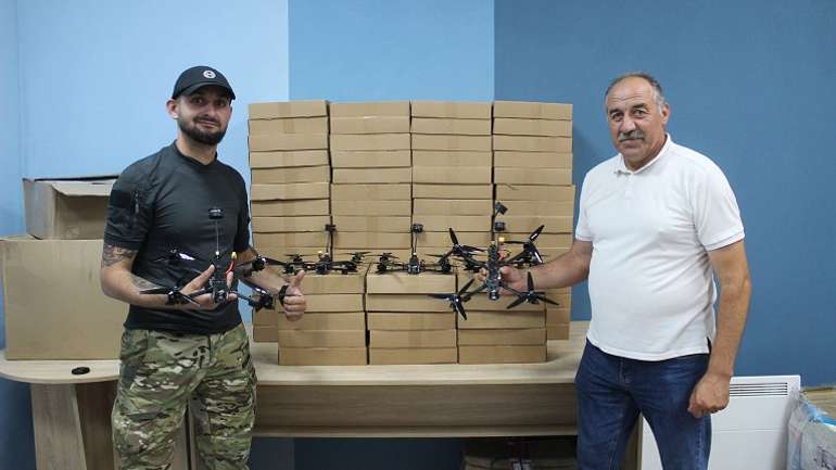 75 FPV-дронів фронтовикам ЗСУ передала Мачухівська громада