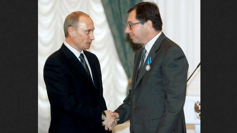 Петро Авен і владімір путін у Кремлі