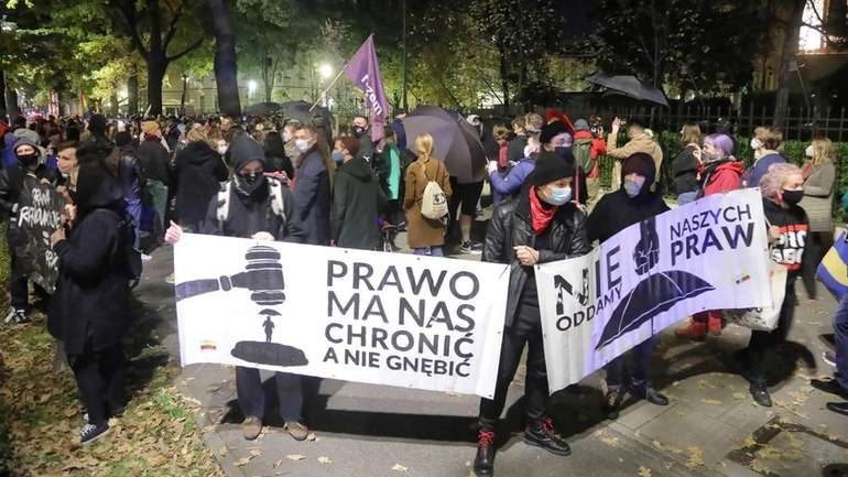 Протест проти заборони абортів у Польщі