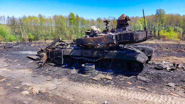 Знищений Т-90М на Харківщині в травні 2022