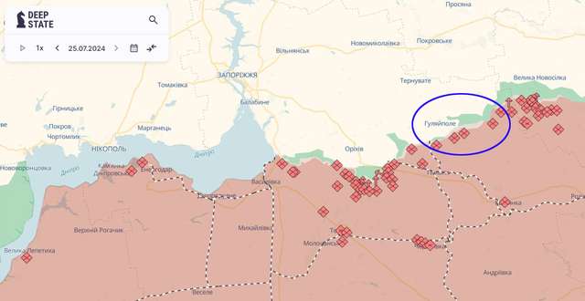 Ситуація на Запорізькому напрямку станом на 26 липня 2024 року