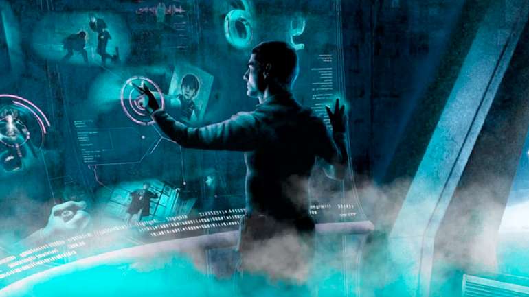 Кадр з фільму Особлива думка (Minority Report)