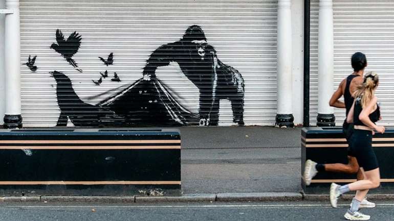 Це дев'ята робота Бенксі за дев'ять днів