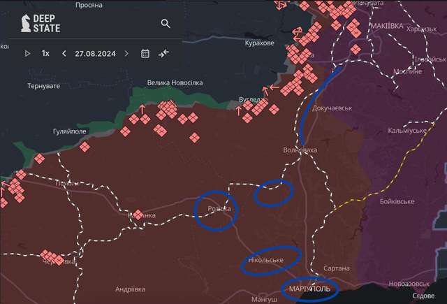 Критична ситуація на Вугледарському напрямку (останній тиждень серпня 2024 року)