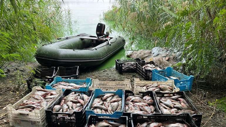 Браконьєри уподобали заплави Дніпра в околицях Кременчука