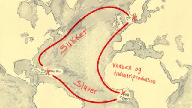 Участь Данії у «трикутній торгівлі»