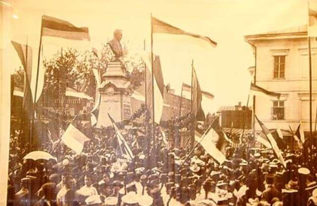 Встановлення пам'ятника Івану Котляревському 30 серпня 1903 року