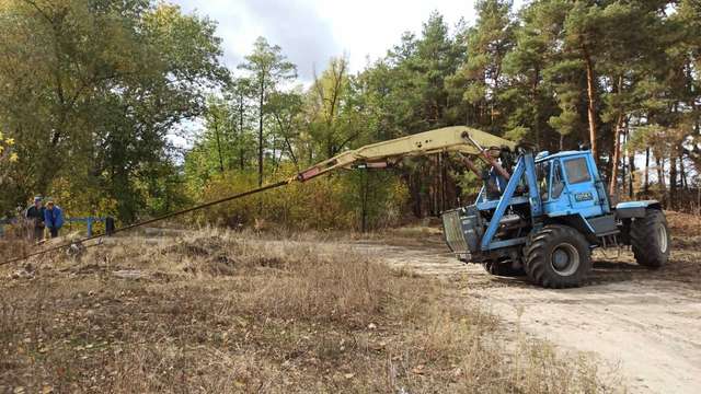У Новосанжарській громаді розчищають річище Ворскли_1