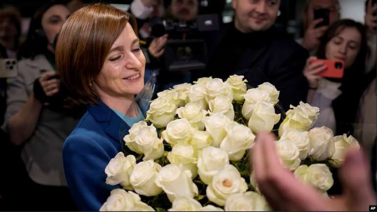 Майя Санду впевнено перемагає на президентських виборах у Молдові