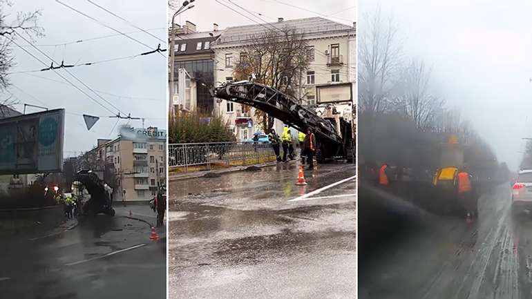 Ще до весни асфальт зійде з доріг Полтави, як шкіра з ямщиків